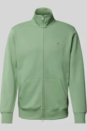 GANT Bluza rozpinana o kroju regular fit z wyhaftowanym logo