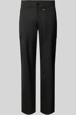 Karl Lagerfeld Spodnie cargo o kroju regular fit z aplikacją z logo