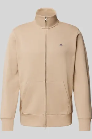 GANT Bluza rozpinana o kroju regular fit z wyhaftowanym logo