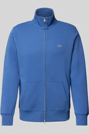 GANT Bluza rozpinana o kroju regular fit z wyhaftowanym logo
