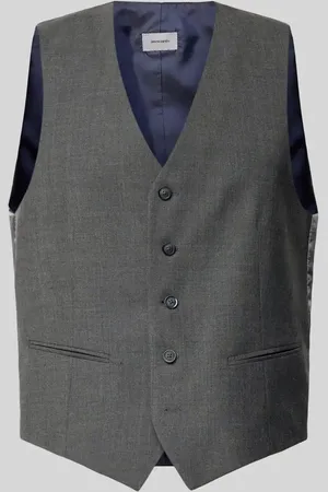 Pierre Cardin Kamizelka o kroju regular fit z mieszanki żywej wełny model ‘HUGO’