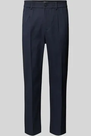 Casual Friday Spodnie materiałowe z elastycznym pasem model ‘Marc’