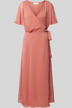 VILA Sukienka midi w kopertowym stylu model ‘RILLA’