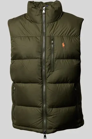 Ralph Lauren Kamizelka pikowana z wyhaftowanym logo