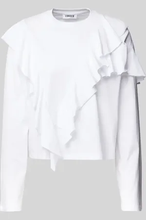 EDITED the label Bluzka z długim rękawem i falbanami model ‘Oda’
