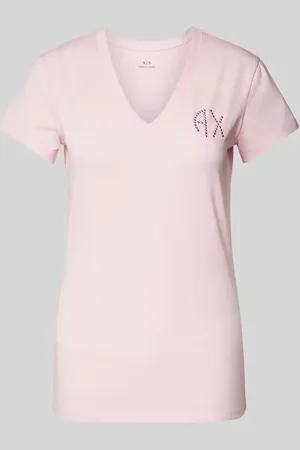 Armani Exchange T-shirt z detalem z logo