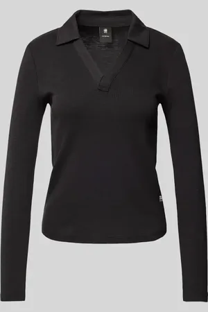 G-Star Sweter z dzianiny z kołnierzykiem typu resort