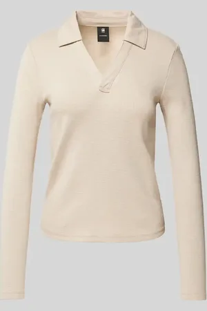 G-Star Sweter z dzianiny z kołnierzykiem typu resort