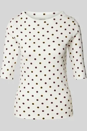 Marc Cain T-shirt z dekoltem w łódkę