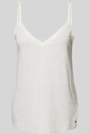 Tommy Hilfiger Top na ramiączkach z wyhaftowanym logo