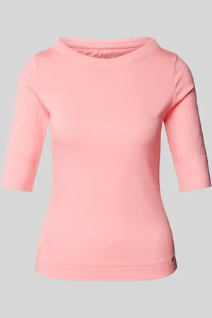 Marc Cain T-shirt z dekoltem w łódkę