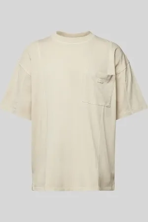 Hugo Blue T-shirt z kieszenią na piersi model ‘Naimos’