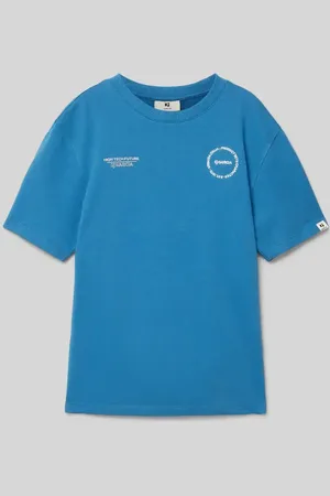 Garcia T-shirt z nadrukiem z logo i wyhaftowanym logo