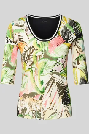 Marc Cain T-shirt z dekoltem w łódkę