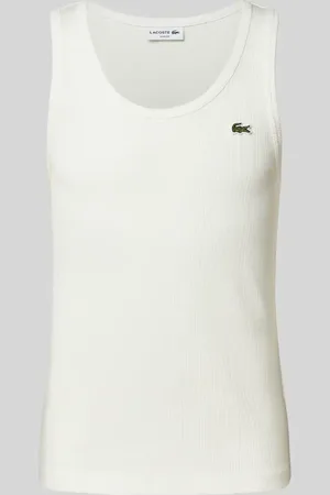 Lacoste Top z efektem prążkowania