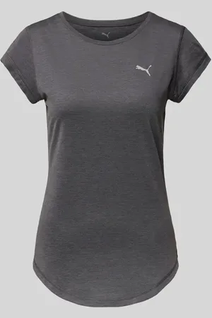 PUMA T-shirt z nadrukiem z logo model ‘Cloudspun Heather’