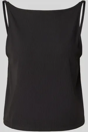 Calvin Klein Top z detalem z logo