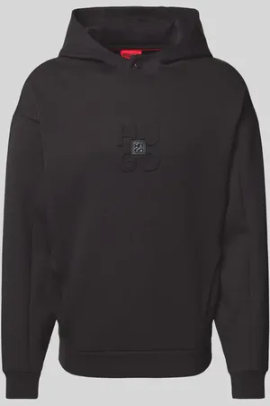HUGO BOSS Bluza z kapturem i naszywką z logo model ‘Debostaco’