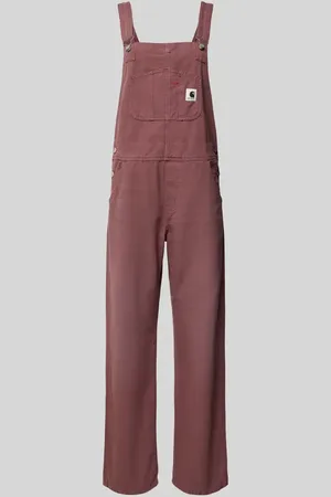 Carhartt Ogrodniczki z prostą nogawką i naszywką z logo model ‘Bib’