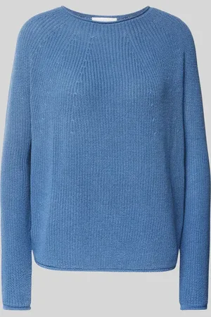 Rich & Royal Sweter z dzianiny z okrągłym dekoltem