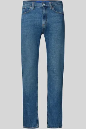 Hugo Blue Jeansy o kroju regular fit z 5 kieszeniami model ‘Ash’