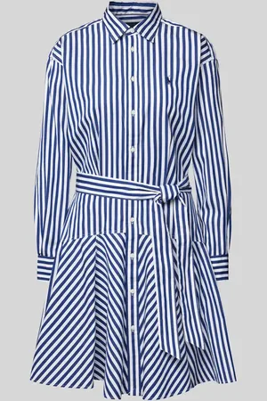 Ralph Lauren Sukienka koszulowa o długości do kolan z wiązanym paskiem