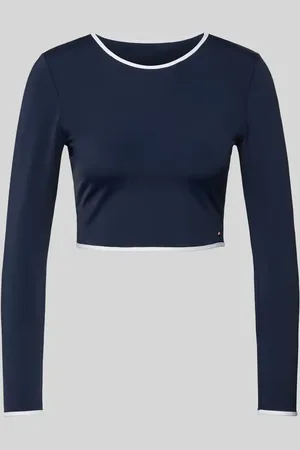 Tommy Hilfiger Top bikini z długim rękawem