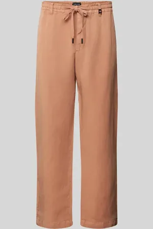 Strellson Chinosy o kroju regular fit z elastycznym pasem model ‘Saturn’