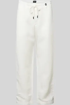 Strellson Chinosy o kroju regular fit z elastycznym pasem model ‘Saturn’