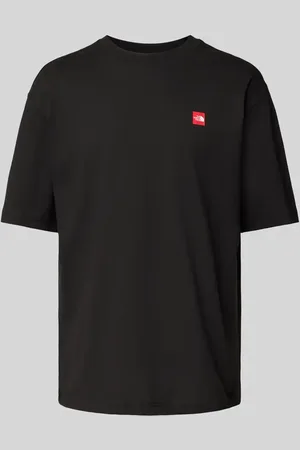 The North Face T-shirt o kroju oversized z czystej wełny z nadrukiem z logo