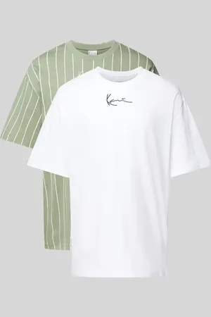 Karl Kani T-shirt z wyhaftowanym logo w zestawie 2 szt.