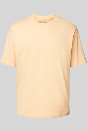 McNeal T-shirt z prążkowanym okrągłym dekoltem