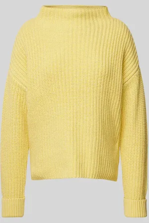 SELECTED Sweter z dzianiny ze stójką model ‘SELMA’