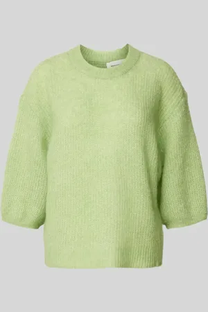 MSCH Sweter z dzianiny z rękawem o dł. 3/4 model ‘Hila’