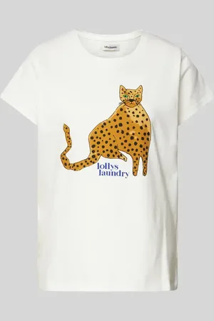 Lollys Laundry T-shirt z nadrukiem z logo model ‘Roma’