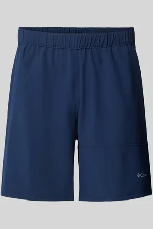 Columbia Szorty o kroju regular fit z nadrukiem z logo