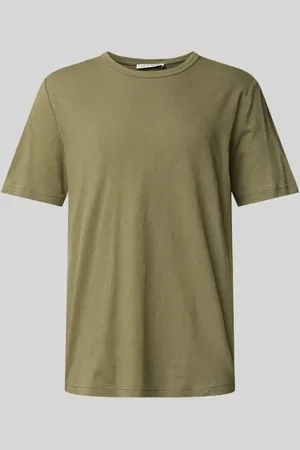 Tiger of Sweden T-shirt z detalem z logo model ‘OLAF’
