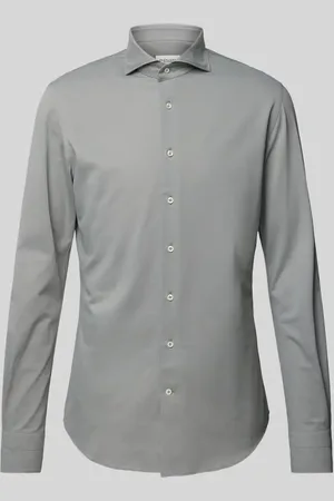 Profuomo Koszula biznesowa o kroju slim fit z kołnierzykiem typu cutaway