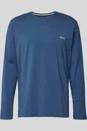 HUGO BOSS Bluzka z długim rękawem z wyhaftowanym logo