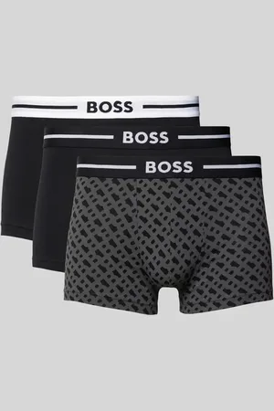 HUGO BOSS Obcisłe bokserki z elastycznym paskiem z logo w zestawie 3 szt.