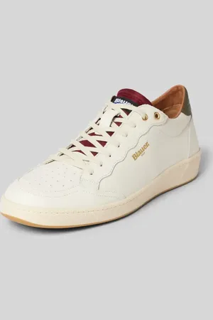 Blauer Sneakersy z nadrukiem z logo model ‘MURRAY01’
