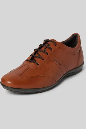Geox Buty derby z detalem z logo model ‘Symbol’