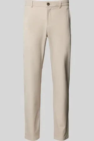 SELECTED Chinosy o kroju slim fit z fakturowanym wzorem model ‘ROBERT’