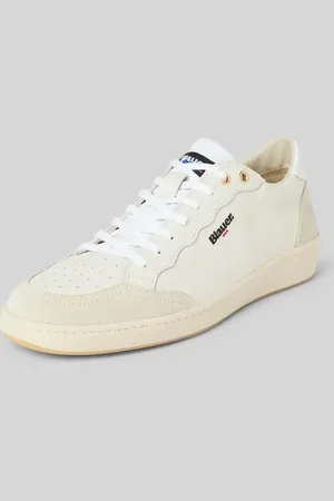 Blauer Sneakersy z nadrukiem z logo model ‘MURRAY01’