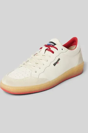 Blauer Sneakersy z nadrukiem z logo model ‘MURRAY01’