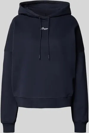 HUGO BOSS Bluza z kapturem i wyhaftowanym logo model ‘Ehoody’