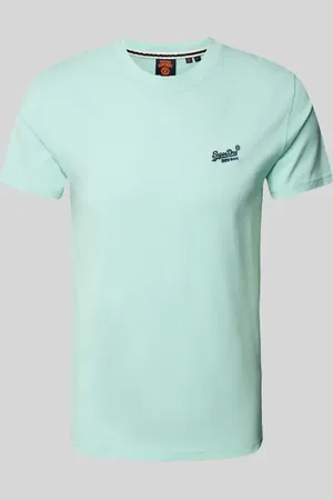 Superdry T-shirt z wyhaftowanym logo