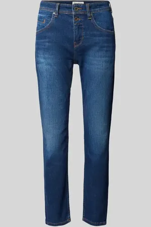 Marc O’ Polo Jeansy skrócone o kroju boyfriend fit z dodatkiem streczu model ‘Theda’