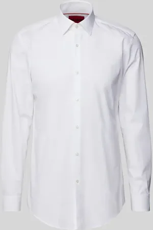 HUGO BOSS Koszula biznesowa o kroju slim fit z bawełny model ‘Jenno’