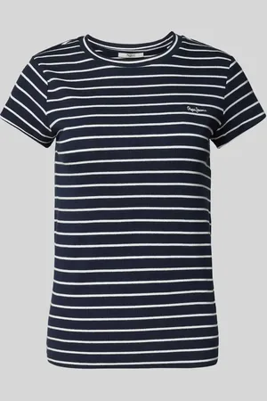 Pepe Jeans T-shirt z okrągłym dekoltem model ‘MERIBEL’